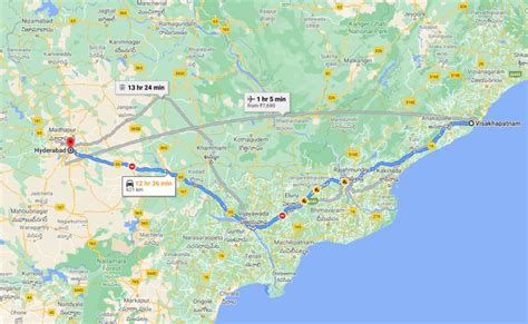 Distance From Vizag To Hyderabad And How To Travel Between These Cities