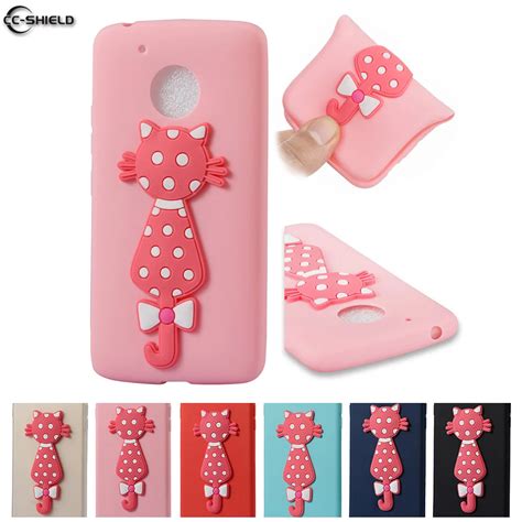 Cute Cat Phone Case For Motorola Moto G5 XT1672 XT1676 Coque Soft