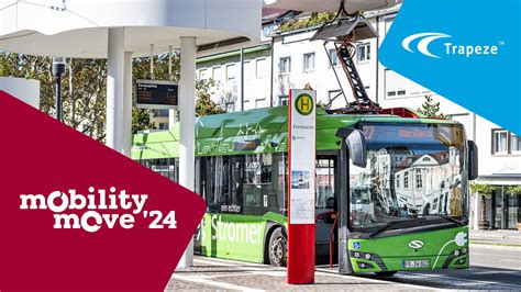 mobility move 2024 Trapeze zeigt Lösungen für Elektrobusse und