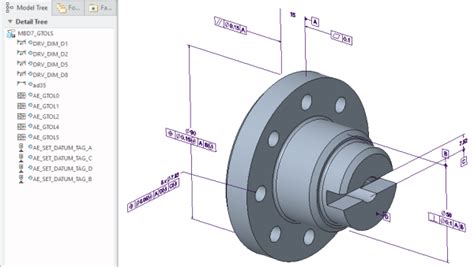 Updating Set Datums To Datum Feature Symbols In Creo Parametric 4 0 Ascent Blog