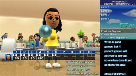 Wii Sports Bowling Perfect Game In Under Minutes Youtube