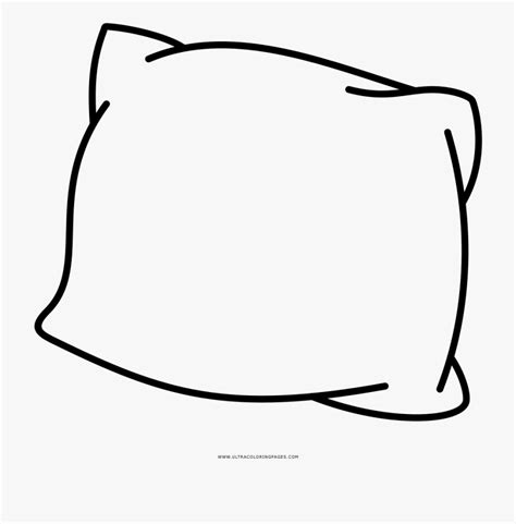 Pillow Cat Coloring Page