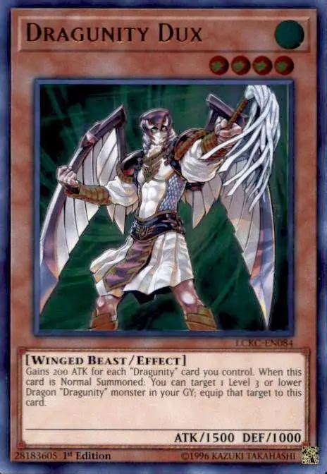 Yugioh Trading Card Game Kaiba Legendary Collection Single Card Ultra Rare Dragunity Dux Lckc