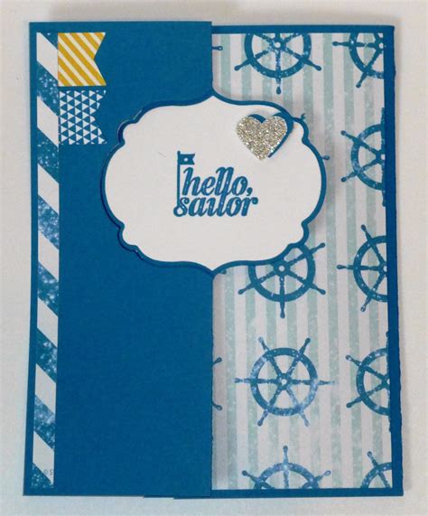 Hello Sailor Valentine Using Hello Sailor Stamp Set And High Tide