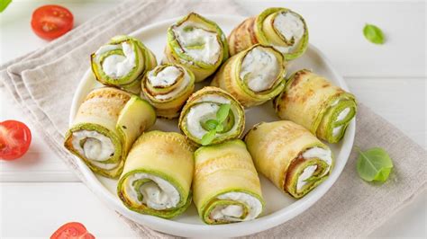 Recette Rouleaux De Courgettes Au Fromage Frais