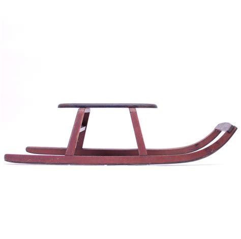 Vintage Wooden Sled 1930s 1940s For Sale At 1stdibs Antique German