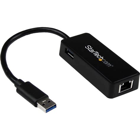 Usb 30 To Gigabit Ethernet Adapter Nic W Usb Port Black Walmart