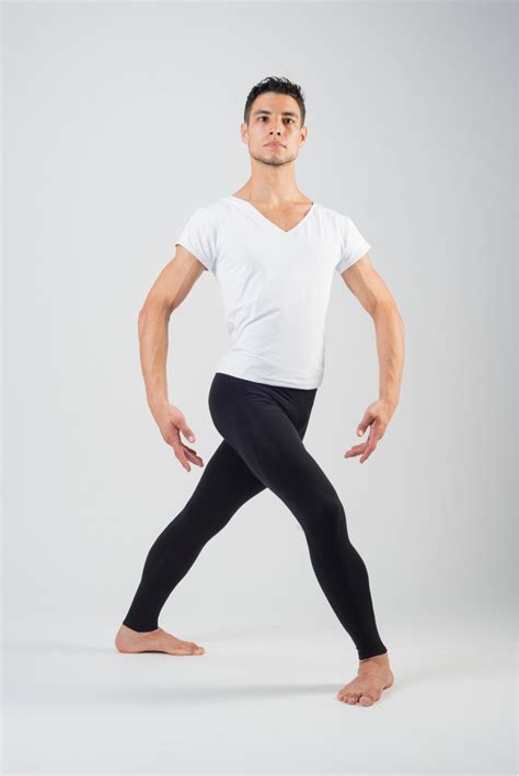 Wear Moi Ballet Footless Black Tights For Men Mademoiselle Danse