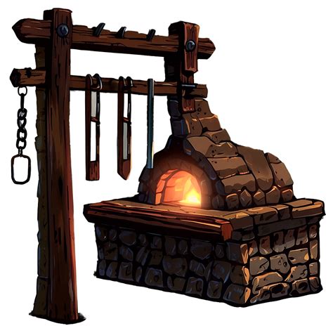 Download Medieval Blacksmith Forge Png 06232024