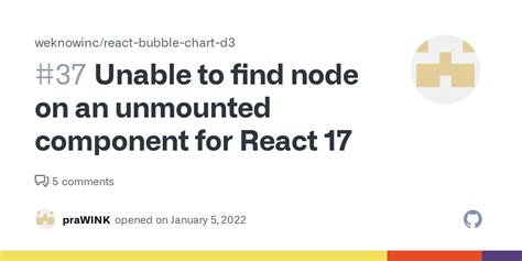 Unable To Find Node On An Unmounted Component For React Issue