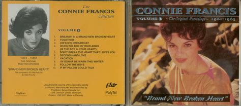 Connie Francis CD: The Connie Francis Collection (3-CD, Canada) - Bear ...