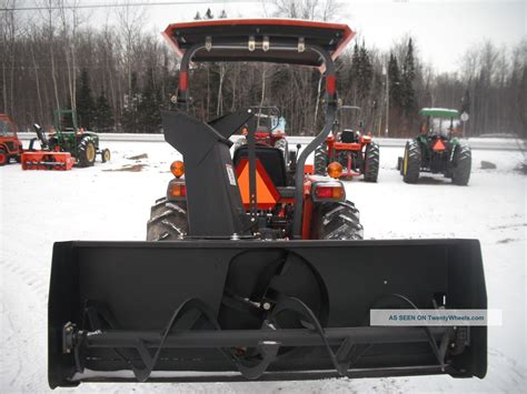 Kubota L3400 Loader 4x4 Snowblower Compact Tractor 89 Hours