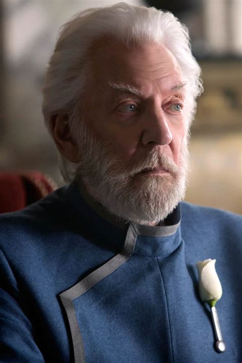 Donald Sutherland Foto Los Juegos Del Hambre Sinsajo Parte De