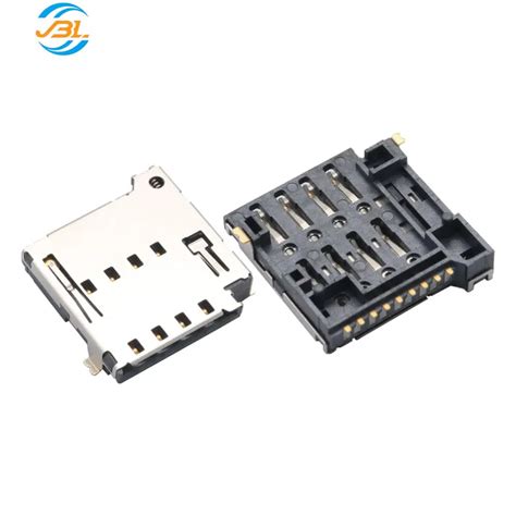 Push Push Type Anti Crush Sim Card Connector Sim 6 61 7 8 Pin Micro Sim Socket Connector Buy