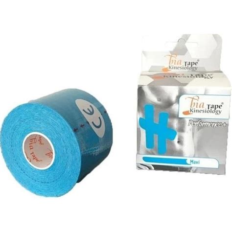 Bia Tape Kinesiology 5 Cm x 5 M Mavi Renk Ağrı Bandı