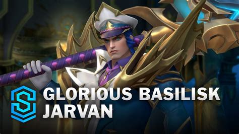 Glorious Basilisk Jarvan Wild Rift Skin Spotlight YouTube