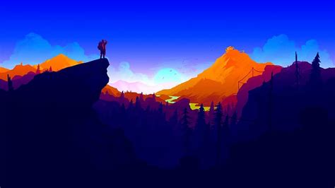 4k Forest Art 8k Firewatch HD Wallpaper Wallpaperbetter