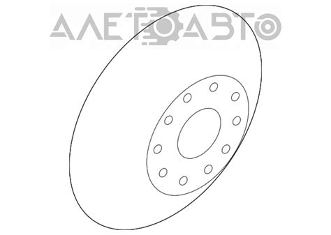 Диск тормозной задний левый VW Passat b7 12-15 USA 5Q0-615-601-D ...