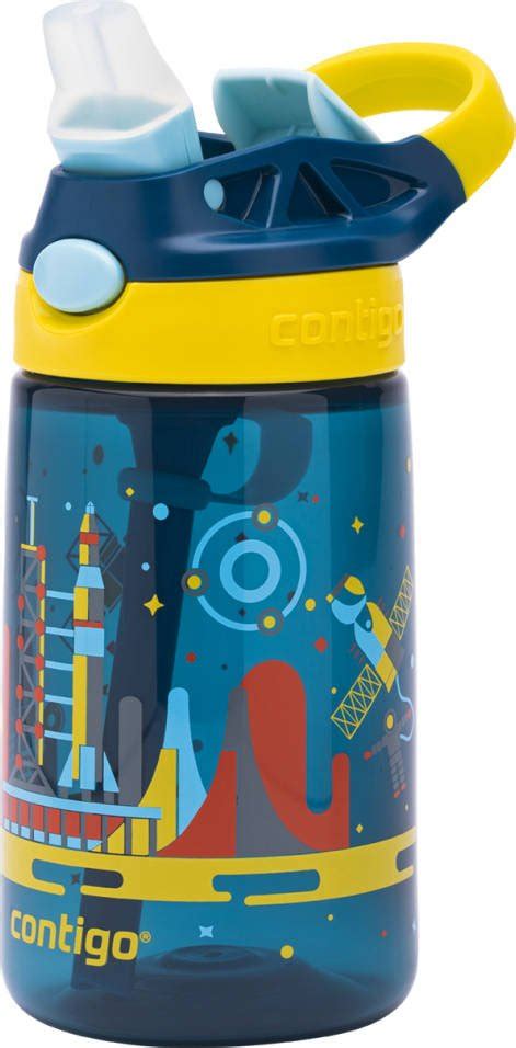 Butelka Dla Dzieci Contigo Gizmo Flip 420ml Nautical Blue With Space