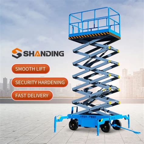 Moving Scissor Lift Platform U Shape Scissor Lift Car Scissor Lift