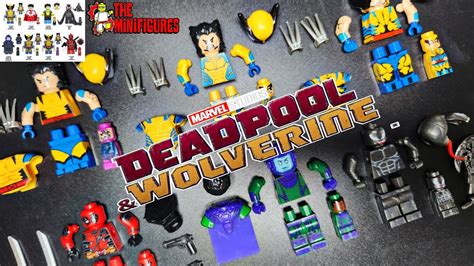 Unofficial Lego Deadpool And Wolverine Movie Minifigures By TV 6205