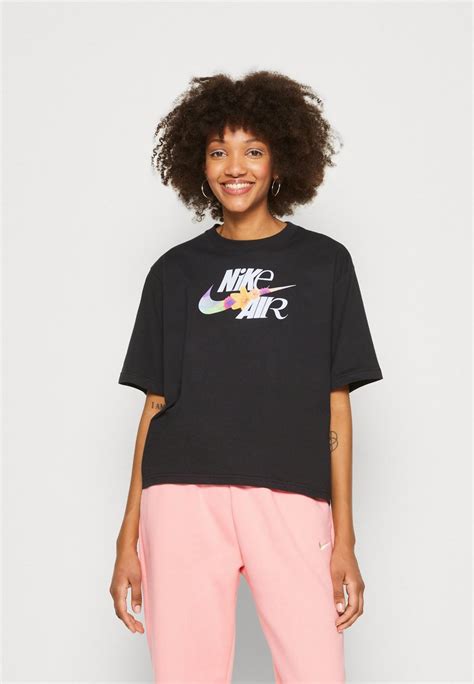 Nike Sportswear Tee Boxy T Shirt Print Black Zwart Zalando Be