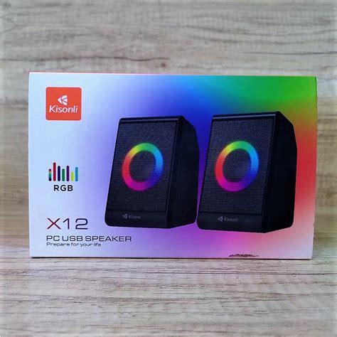 Jual Speaker Laptop Kisonli X 12 RGB Gaming Speaker Shopee Indonesia