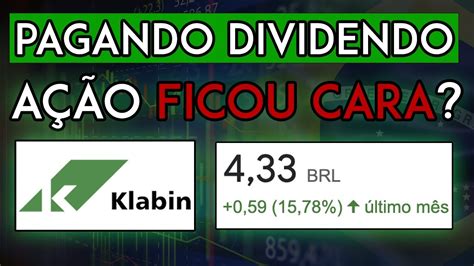 AÇÃO KLABIN ESTÁ CARA AINDA VALE A PENA COMPRAR KLABIN Análise de