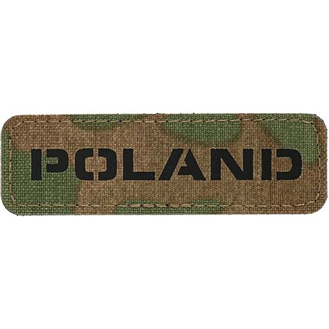 Naszywka M Tac Poland Laser Cut Multicam Black 12543429077 Allegro Pl