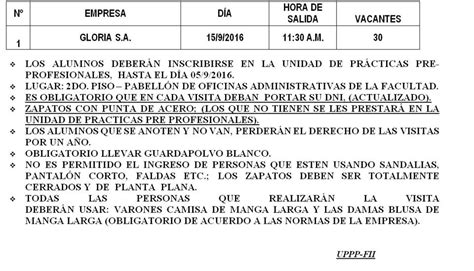 Consideraciones Facultad De Ingeniería Industrial Unmsm