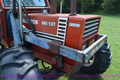 Fiat Hesston 880 5dt Mfwd Tractor In Wichita Ks Item L3866 Sold