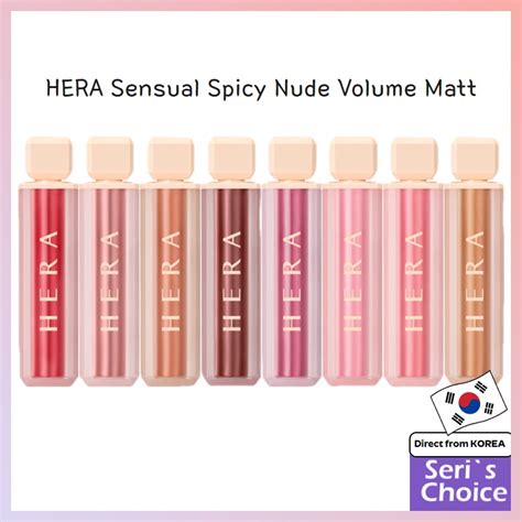 HERA Sensual Spicy Nude Volume Matte 3 5g 8 Shades Shopee Singapore