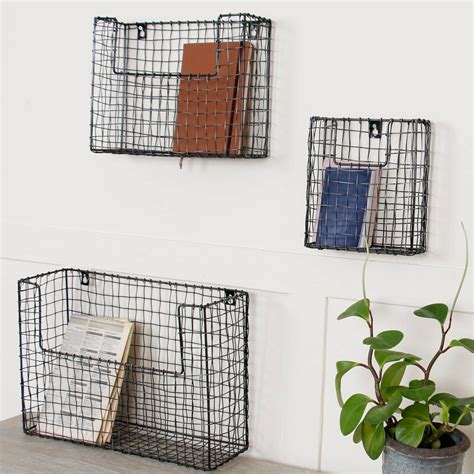 Are You Interested In Our Wall Mounted Storage Baskets With Our Set Of