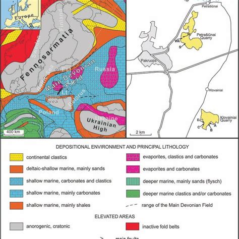 Lo Ca Tion Of The Study Area A Palaeogeographic Palaeotectonic