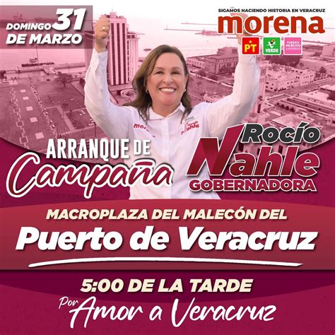 Invita RocÍo Nahle Inicio De CampaÑa En Veracruz Puerto En Conexión