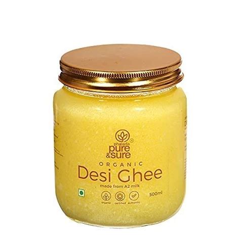 Ml Pure And Sure Yellow Light Organic A Desi Ghee Age Group Adults