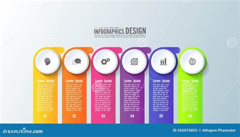 Plantilla De Negocio De Diseño De Vector De Infografía Ilustración Del Vector Ilustración De