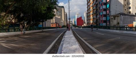 Covered Pedestrian Walkway People Over Royalty Free Licensable