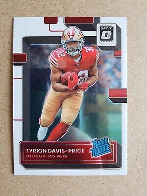 Panini Donruss Optic Tyrion Davis Price Rated Rookie Ers Rc