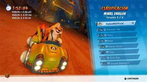 Crash Ctr Pista Minas Dragon Termino En Primer Lugar Con Cazador