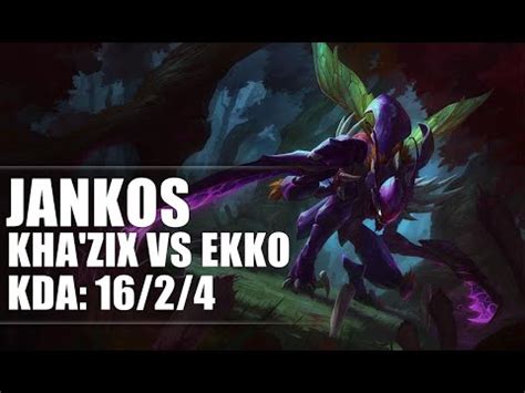 Jankos Kha Zix Vs Ekko Jungle S Ranked Gameplay Youtube