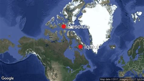 Armed Stand Off In Resolute Bay Ends Peacefully 1 Man In Custody Cbc