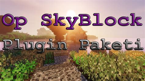 M Necraft Ultraop Skyblock Plug N Paket Map Youtube