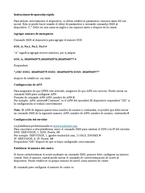 Configuracion Concox Pdf Sistema De Nombres De Dominio Dirección Ip