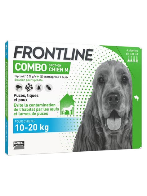 Frontline Combo Chien M 10 20 Kg 6 Pipettes