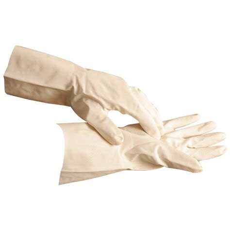 Unsupported Green Nitrile Chemical Industrial Glove With Flock Lining