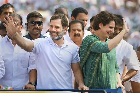 Rahul Gandhi Congress Leader Rahul Gandhi And Priyanka Gandhi Visit Wayanad Lok Sabha Of