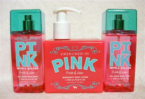 Victorias Secret Pink Fresh And Clean Body Mist X 2 Super Soft Body