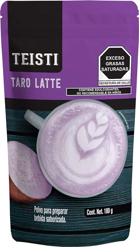 Teisti Taro Latte 180g Polvo Para Preparar Bebida Sabor Taro Latte