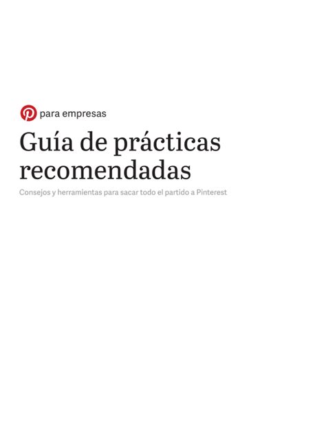 Gu A De Pr Cticas Recomendadas